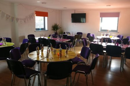Hire the Foyer for training days, community groups or parties